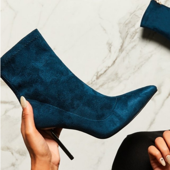 Teal Ankle Bootie NEW - Picture 6 of 7